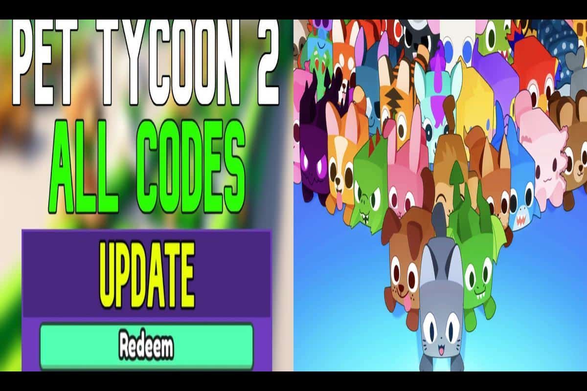 Roblox Pet Tycoon 2 Codes (January 2024)