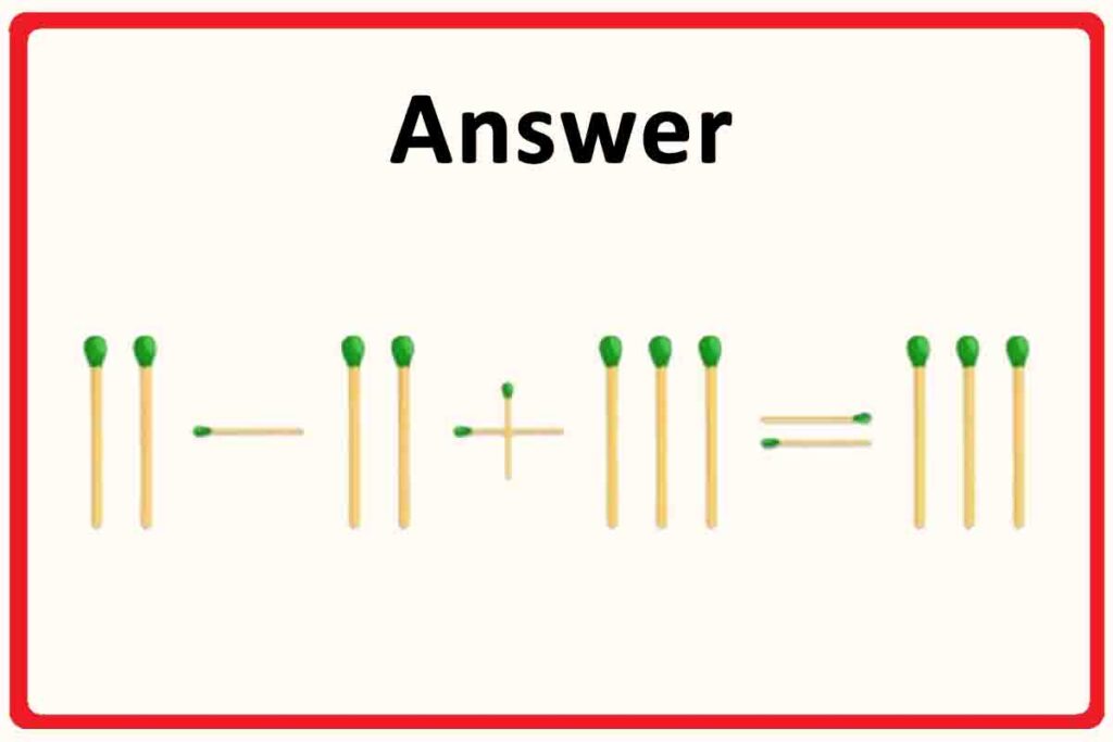 1710149387 711 Brain Challenge Pouvez Vous Completer Cette Equation En Ramassant Simplement Lallumette