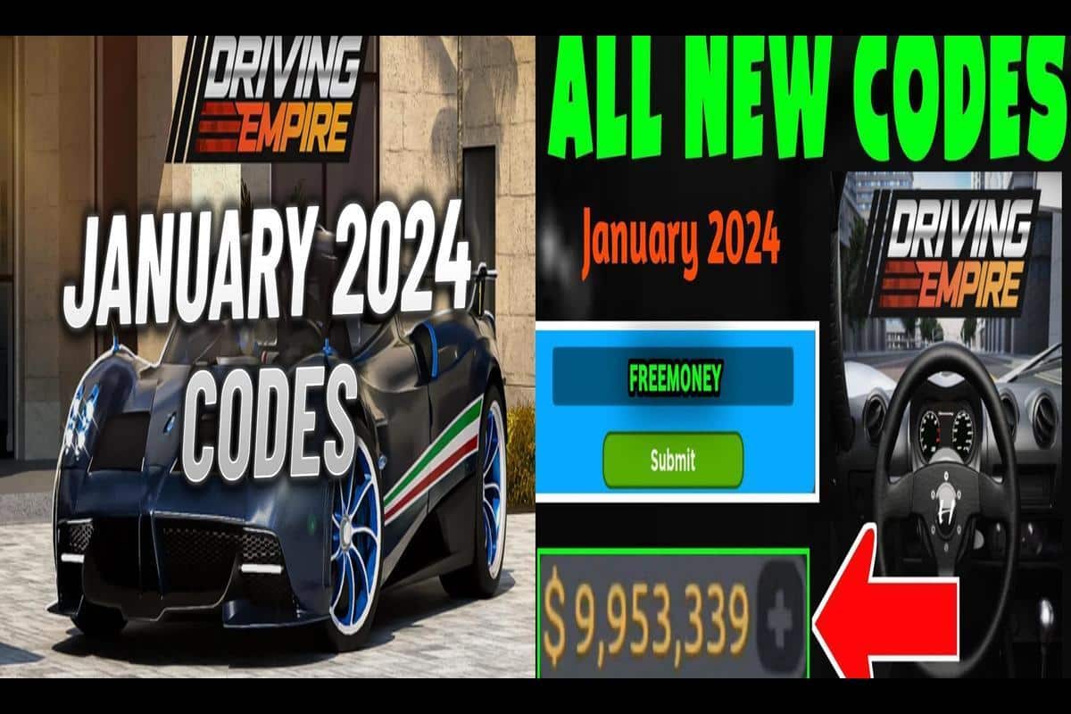 All Roblox Driving Empire Codes (January 2024)