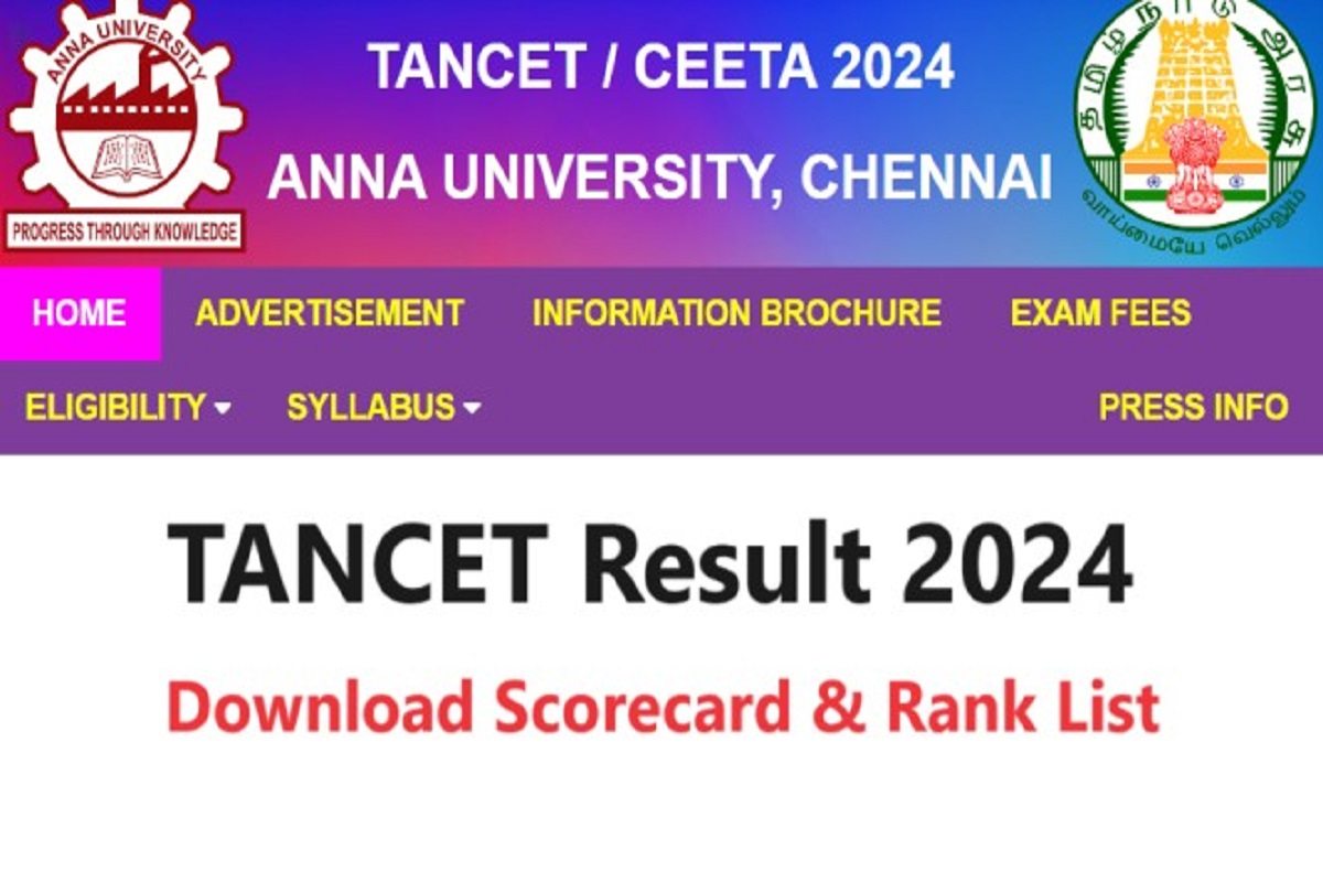 Resultado Del Examen Tancet 2024 Anna University Mba, Tarjeta De Resultados Mca