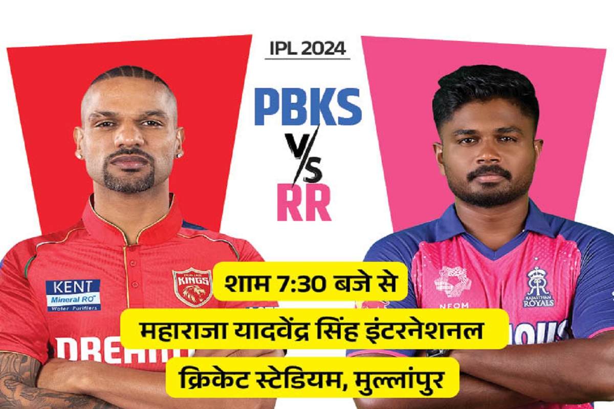 Pbks Vs Rr Dream11 Prediction Ipl 2024 Pitch Report, Head To Head, Venue, Squad &Amp; Playing 11