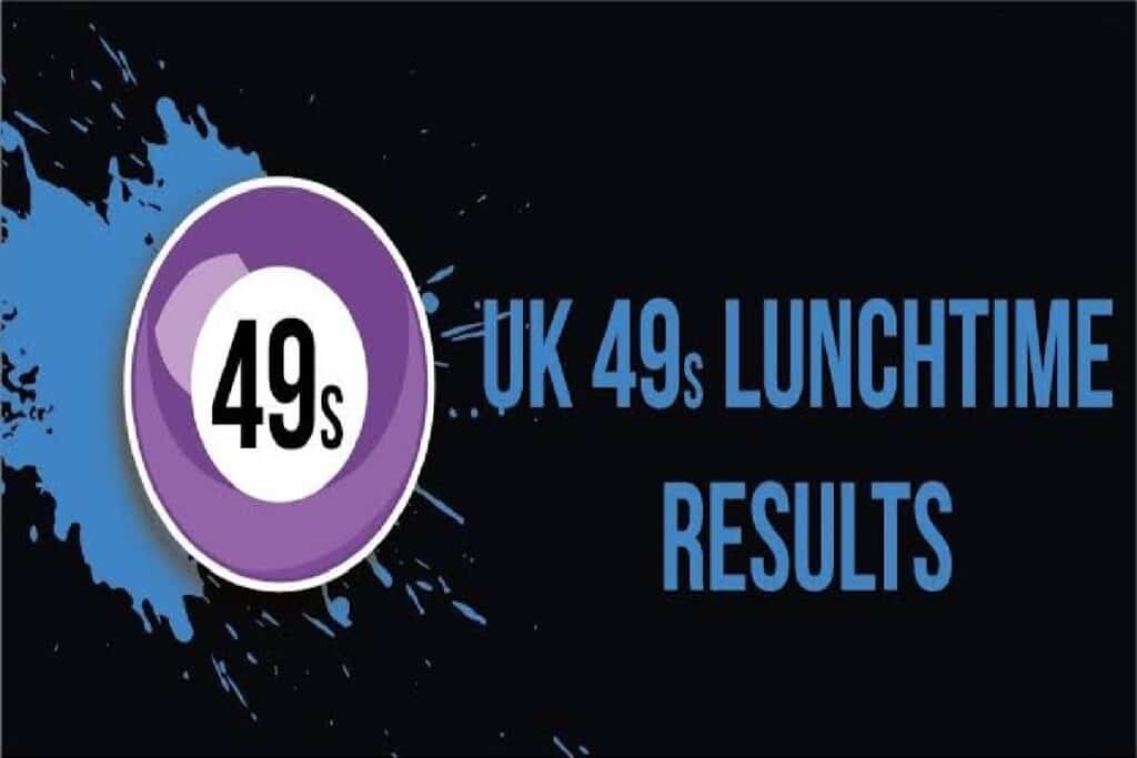 Uk 49S Lunchtime Results Today (13 April 2024) Winning Numbers List Live Updated