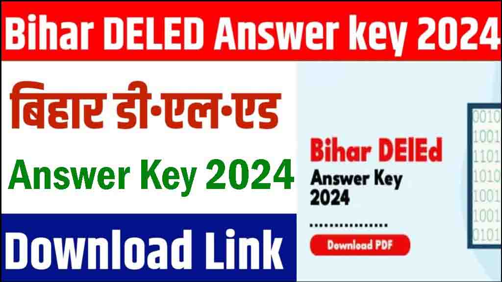 Bihar Bseb D.el.ed Answer Key 2024