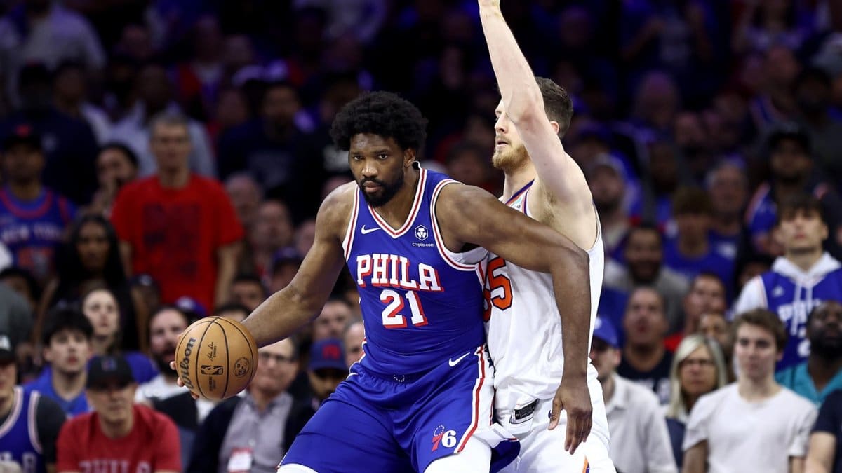 Joel Embiid Isaiah Hartenstein Getty Images