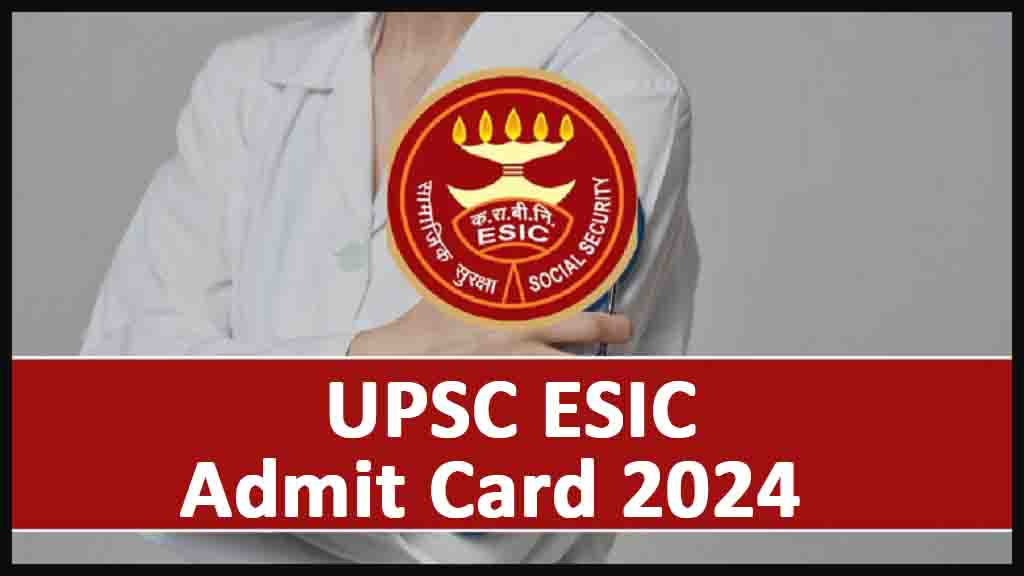 Upsc Esic Nursing Officer Exam Date 2024 – Out