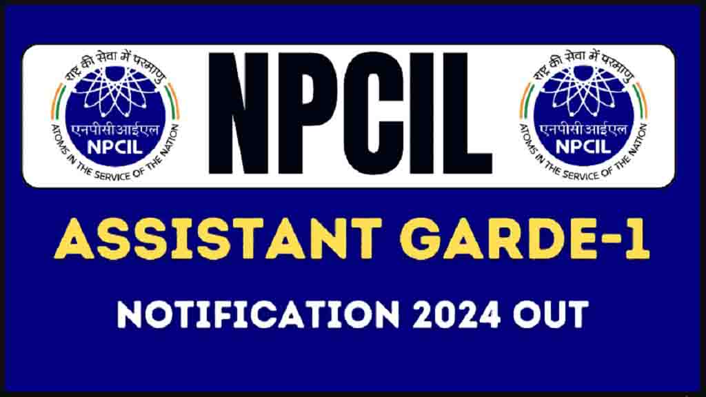 Npcil Assistant Class I Online Form 2024