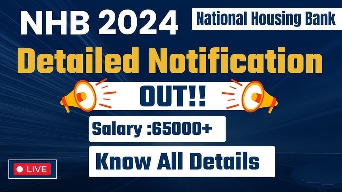 National Housing Bank Nhb Various Posts Online Form 2024