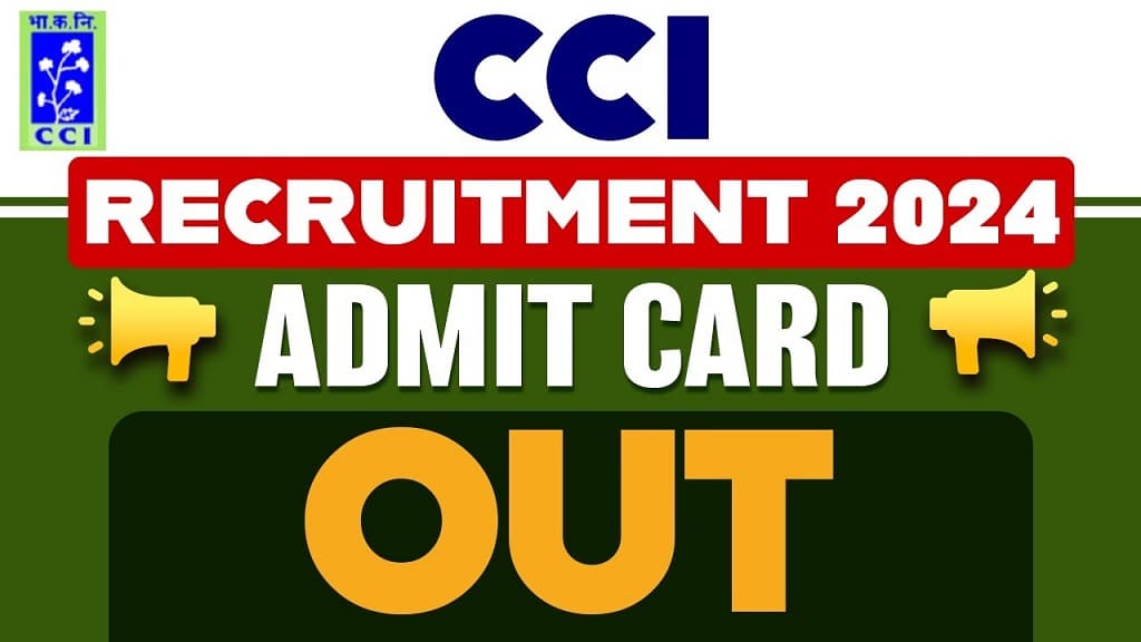 Cotton Corporation Of India Cci Admit Card 2024