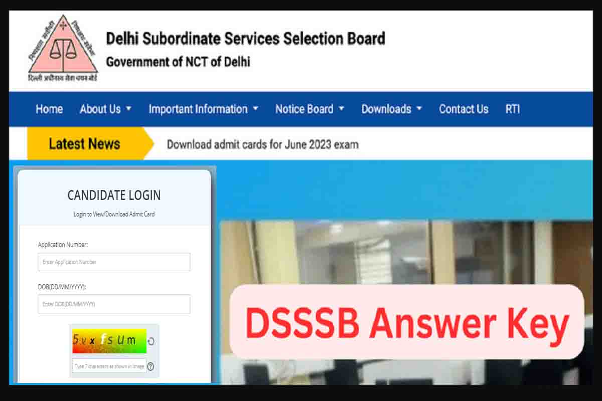 Delhi Dsssb Ward And Other Posts Answer Key 2024 – Out