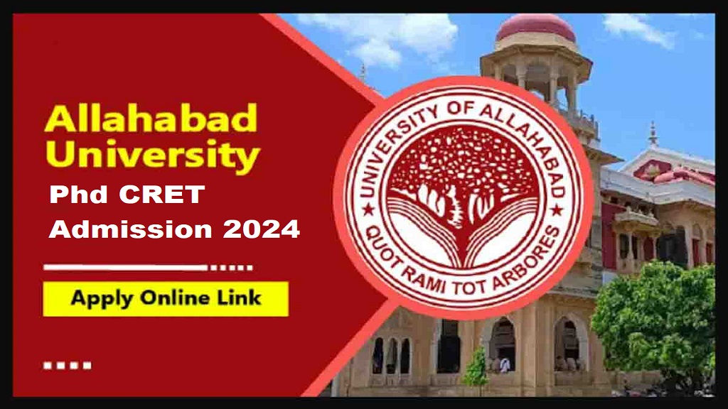 Formulário Online Cret De Doutorado Da Universidade Allahabad 2024