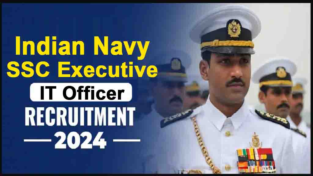 Indian Navy Ssc Executive It Officer Online Form 2024