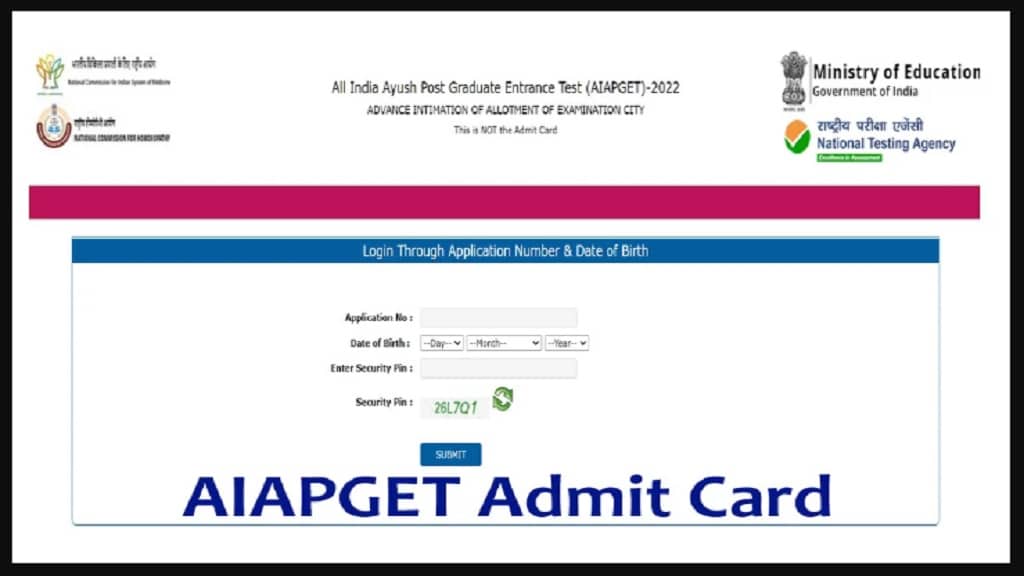 Nta Aiapget 2024 Exam City/Date – Ended