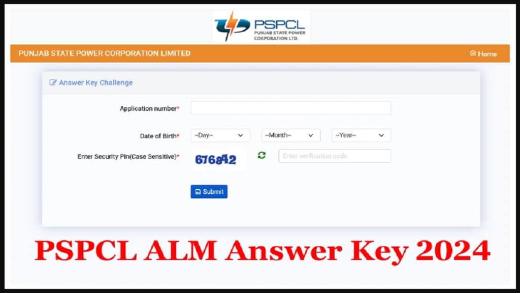 Punjab Pspl Assistant Lineman Answer Key 2024