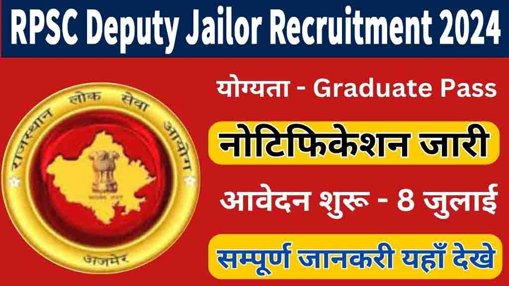 Rajasthan Rpsc Deputy Constable Online Form 2024